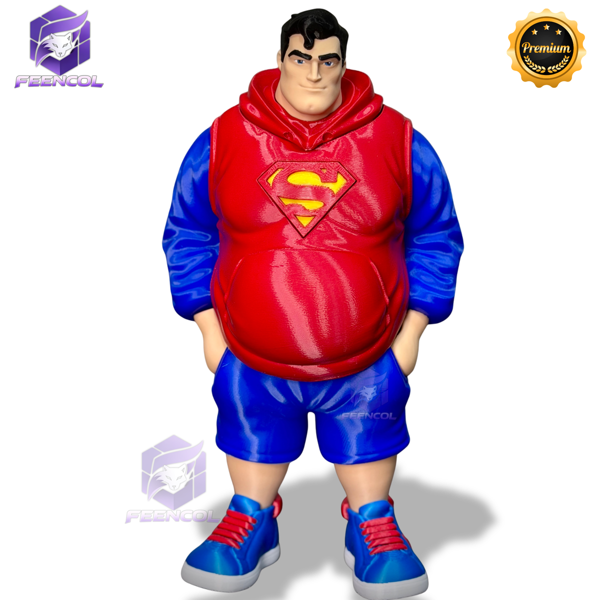 The Fat Superman Streetwise– ( Figure decorativa Super Homem Gordinho ) Premium de Luxo a mão, Pronta entrega
