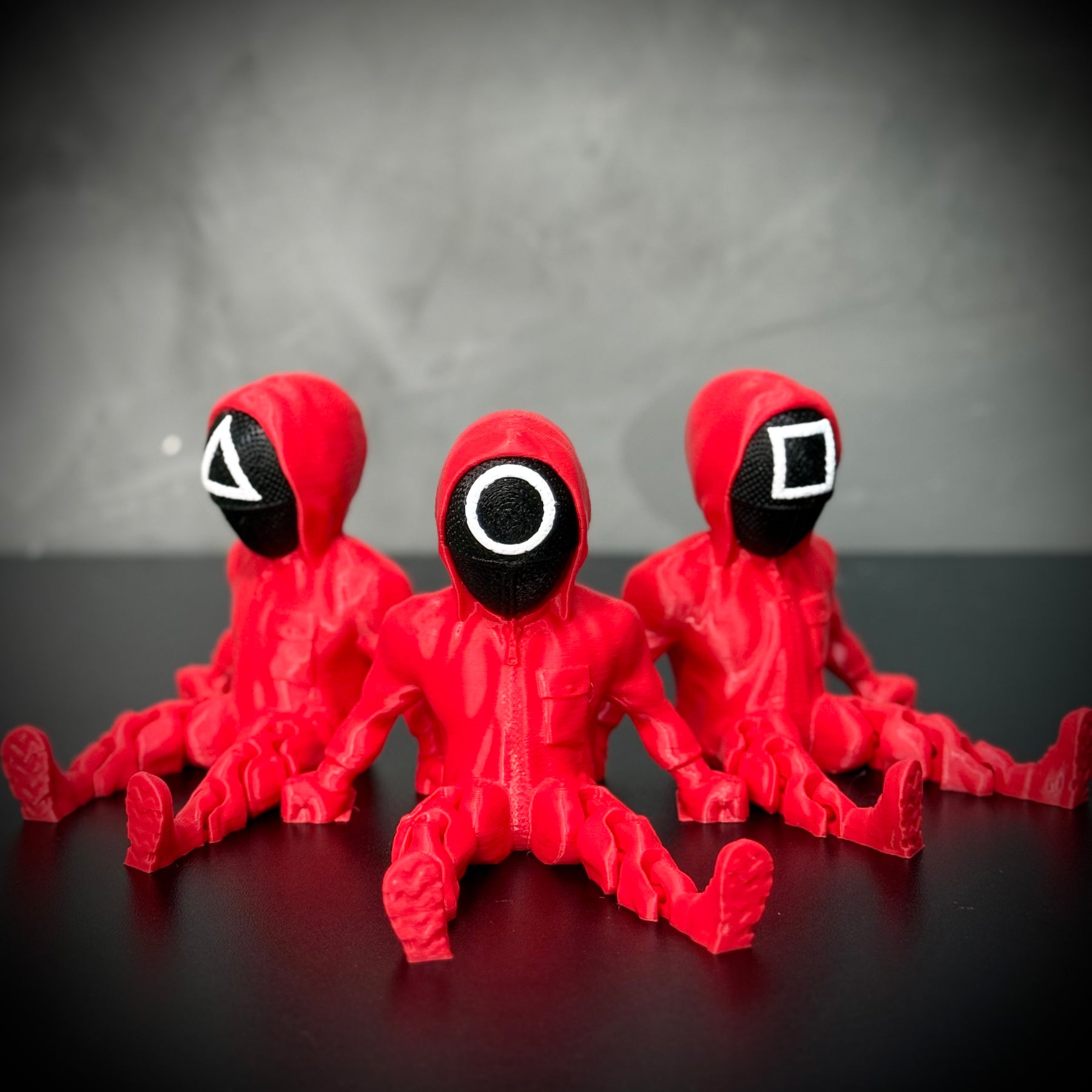 Action Figure Boneco guardas ROUND 6 Articulado COMPRE 1 LEVE 3 Pronta Entrega Decoração de Luxo artesanal