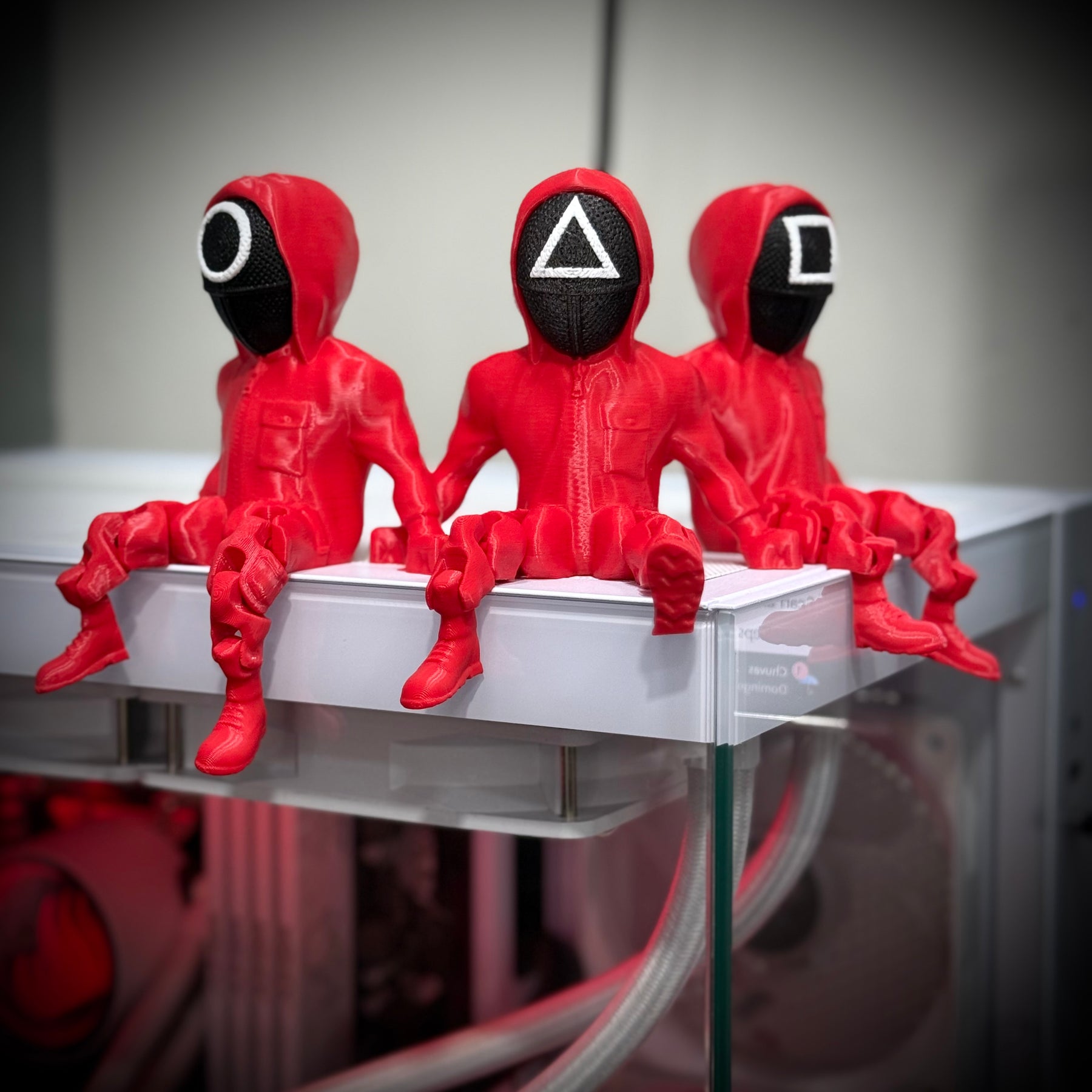 Action Figure Boneco guardas ROUND 6 Articulado COMPRE 1 LEVE 3 Pronta Entrega Decoração de Luxo artesanal
