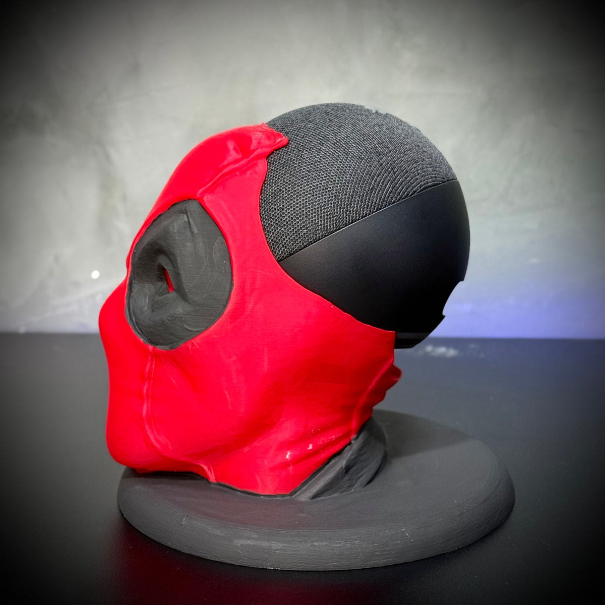 Suporte De Mesa Para Alexa Echo Dot 4 E 5 Deadpool