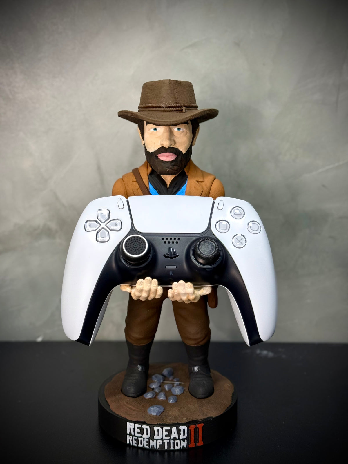 Suporte Premium Para Controle Videogames Arthur Morgan Red Dead Redemption de luxo pintado a mão Pronta Entrega