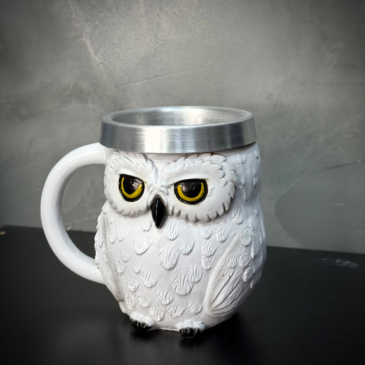 Caneca personalizada edwiges harry potter pintada a mão de Luxo Pronta entrega