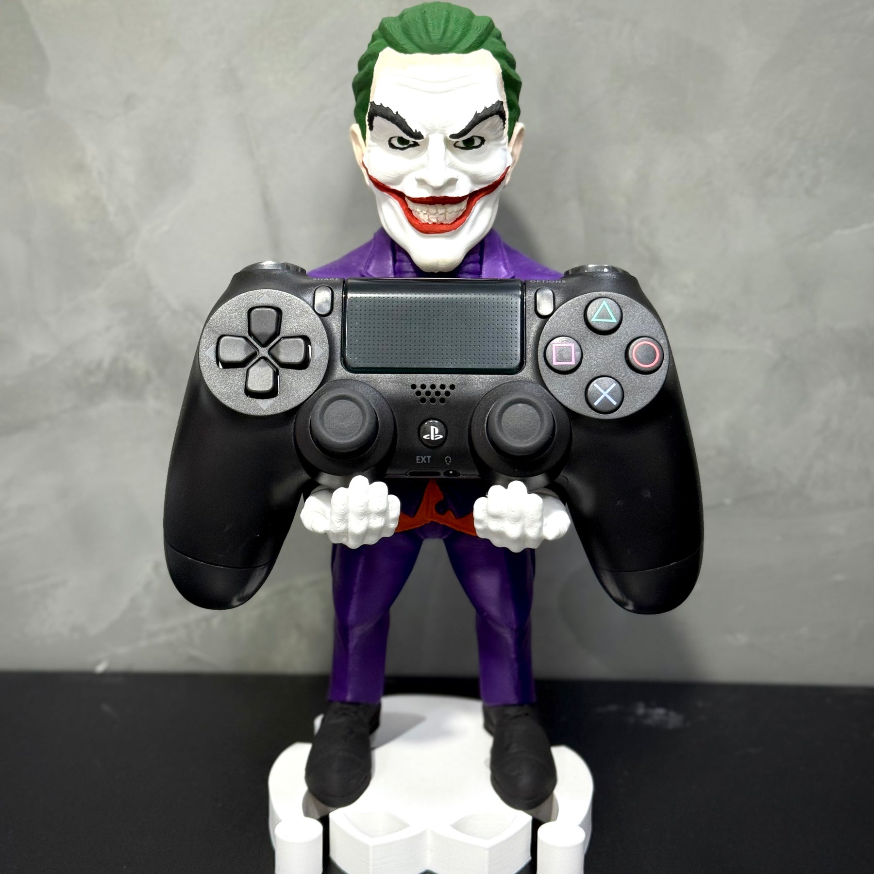 Suporte Premium Para Controle de Playstation e Xbox Coringa (Jooker) de luxo pintado a mão Pronta Entrega com chaveiro de brinde