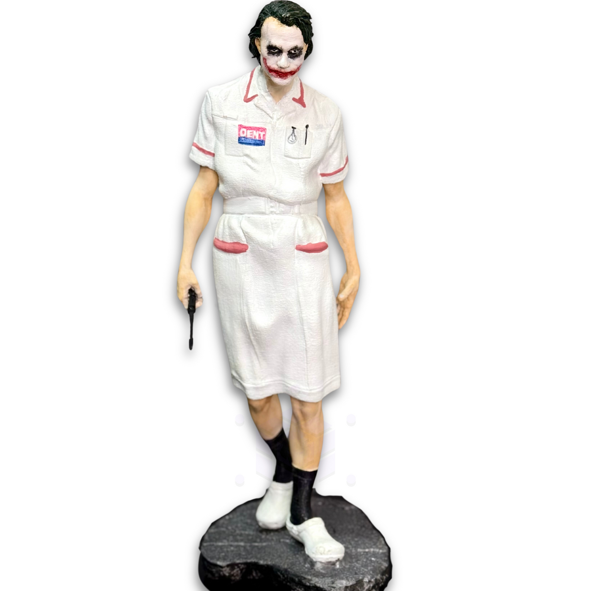 Action Figure Boneco Coringa Joker Enfermeira Grande 35cm de luxo pintado a mão Pronta Entrega