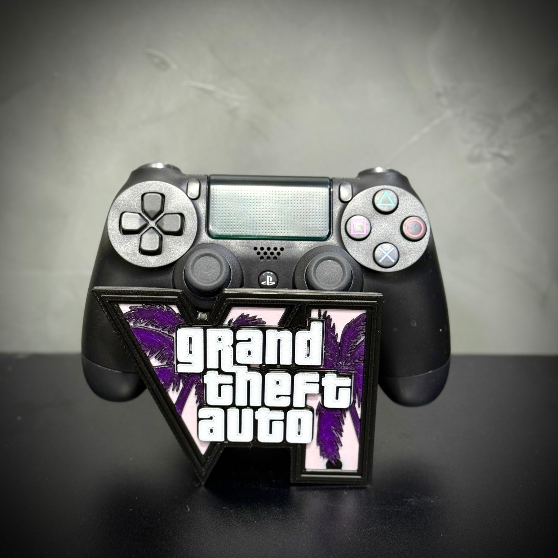 Suporte Premium para Controle Playstation/xbox GTA 6 , de luxo pintado a mão +CHAVEIRO DE BRINDE Pronta Entrega