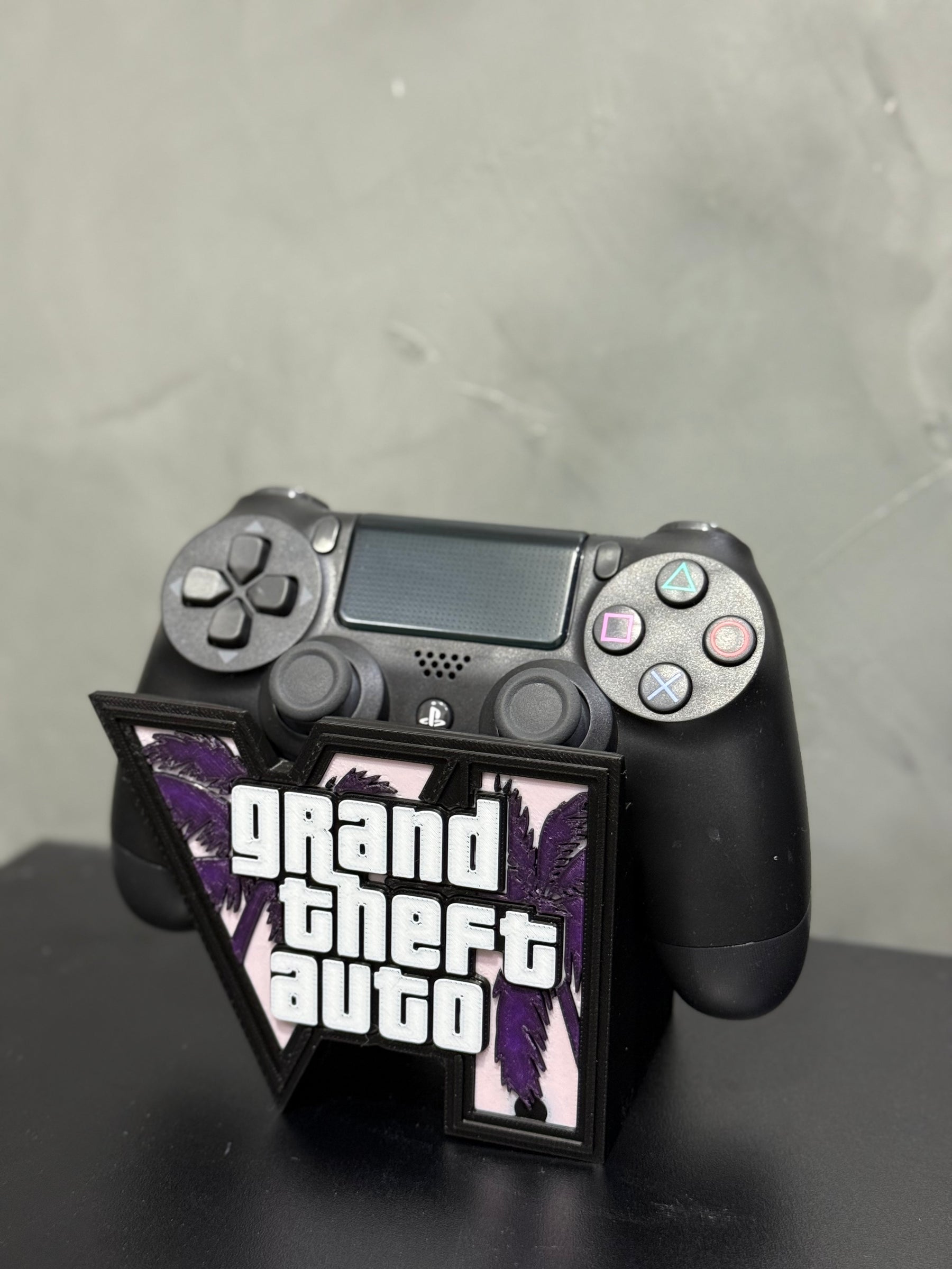 Suporte Premium para Controle Playstation/xbox GTA 6 , de luxo pintado a mão +CHAVEIRO DE BRINDE Pronta Entrega