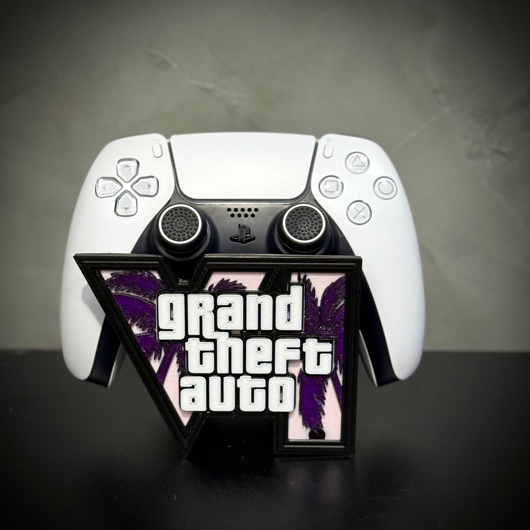 Suporte Premium para Controle Playstation/xbox GTA 6 , de luxo pintado a mão +CHAVEIRO DE BRINDE Pronta Entrega