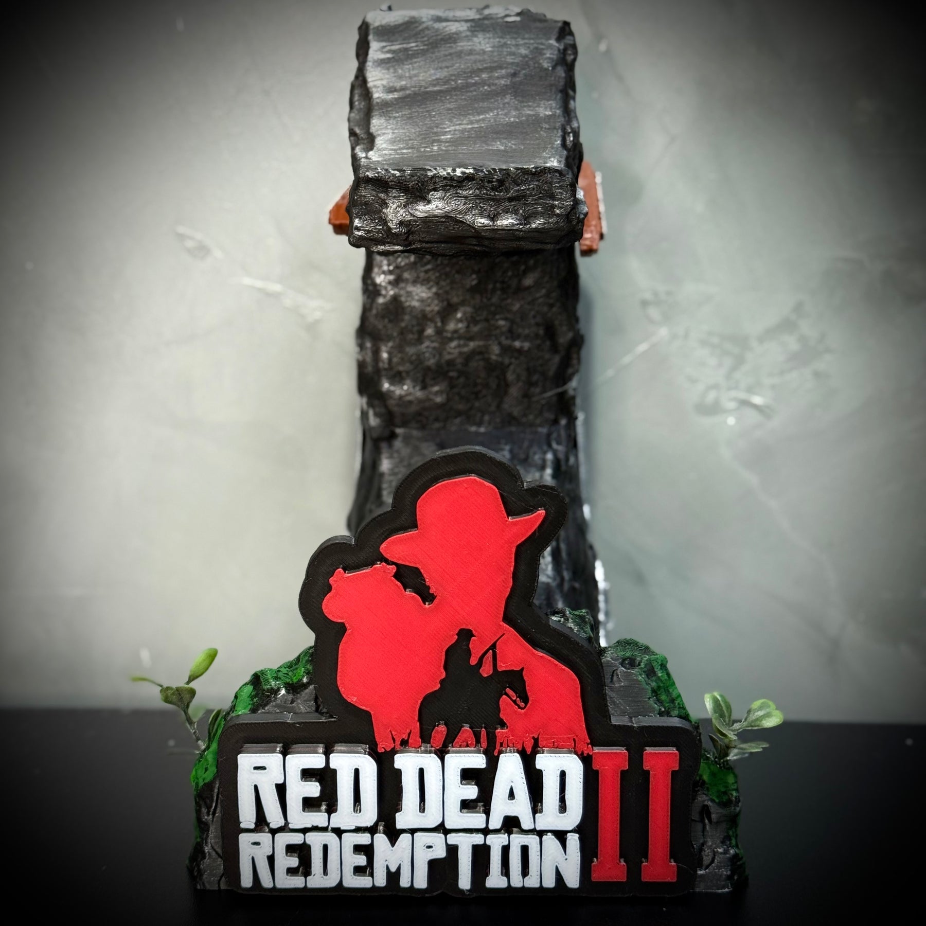 Suporte Premium Duplo Para Controle Ps5/ Ps4 e Xbox Red Dead Redemption 2 de luxo pintado a mão + CHAVEIRO DE BRINDE Pronta Entrega