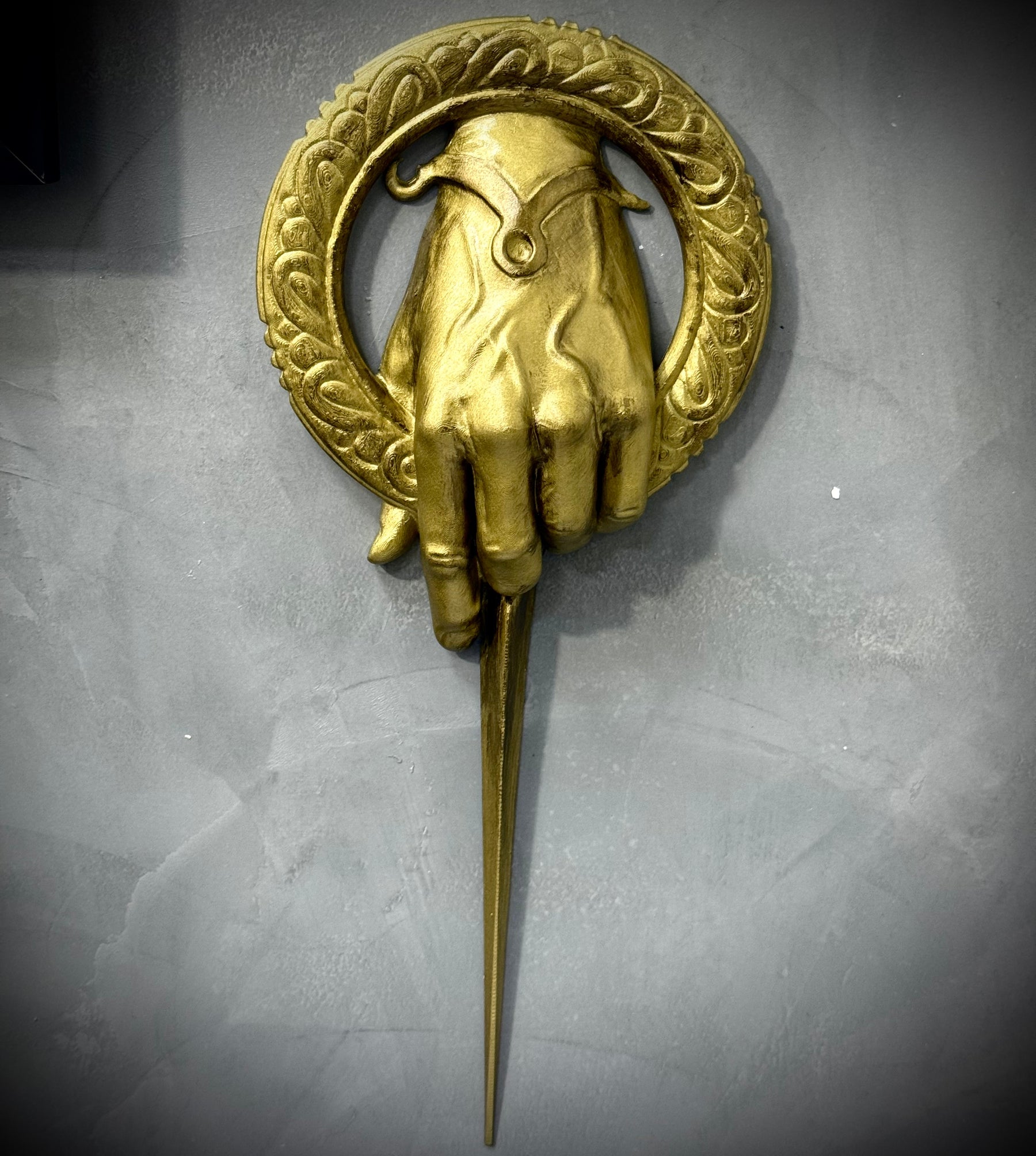 Quadro 3D Premium Mão do Rei Game of Thrones de Luxo +CHAVEIRO DE BRINDE Pronta Entrega