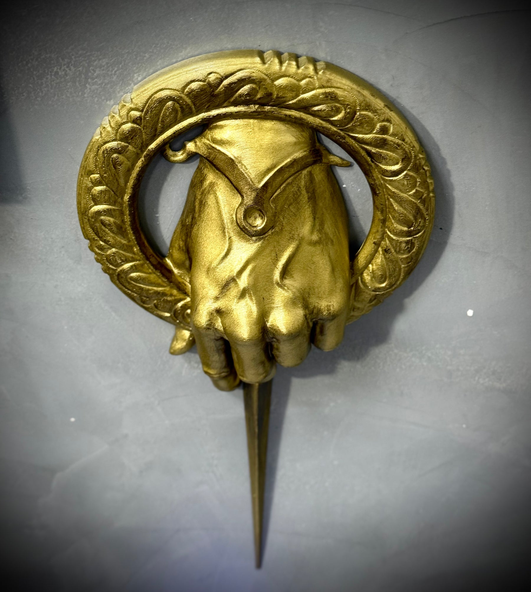 Quadro 3D Premium Mão do Rei Game of Thrones de Luxo +CHAVEIRO DE BRINDE Pronta Entrega