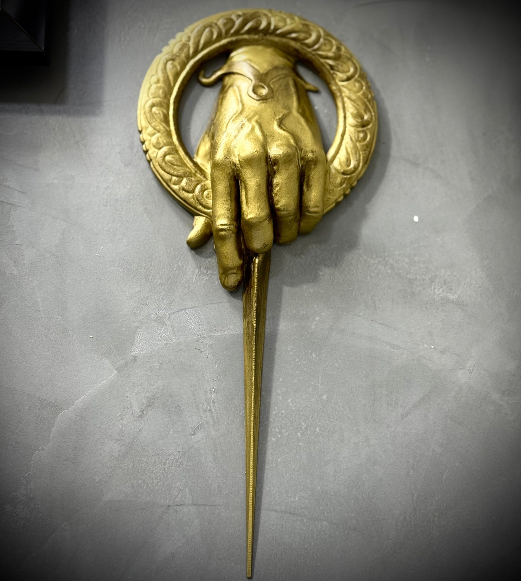 Quadro 3D Premium Mão do Rei Game of Thrones de Luxo +CHAVEIRO DE BRINDE Pronta Entrega