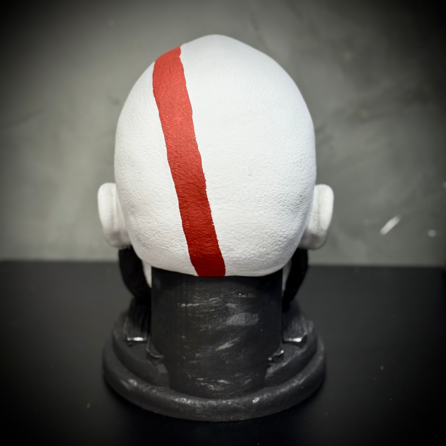 Suporte Para Headset Fone Gamer - Cabeça Kratos God Of War de luxo pintado a mão Pronta Entrega