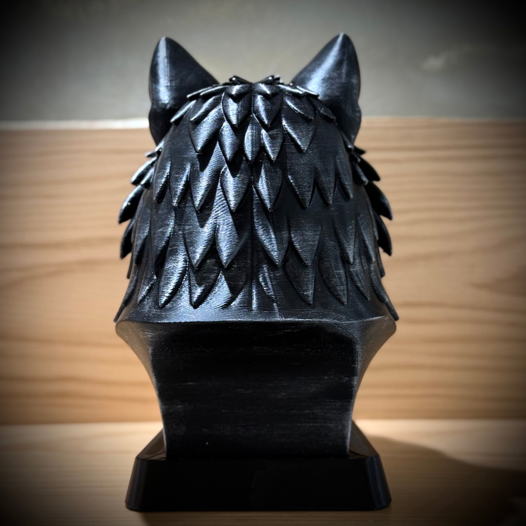Kit 3 Bustos Premium Decorativos Aguia visão,Leão Preparação, Lobo execução de Luxo pintados a mão, Pronta entrega