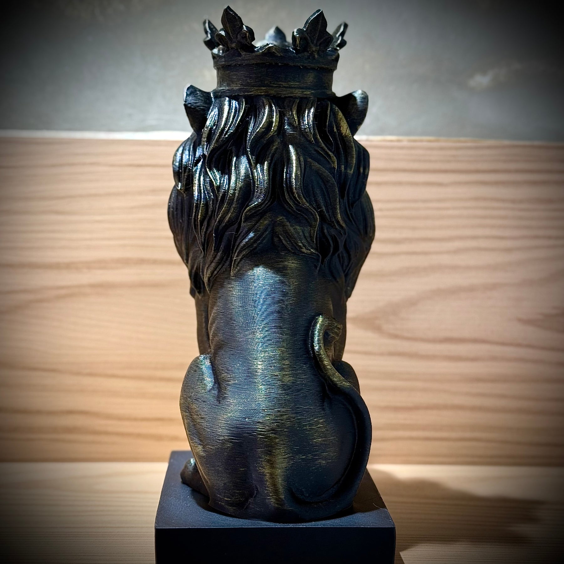 Figure Leão Predestinado Premium Decorativos de Luxo pintado a mão, Pronta entrega