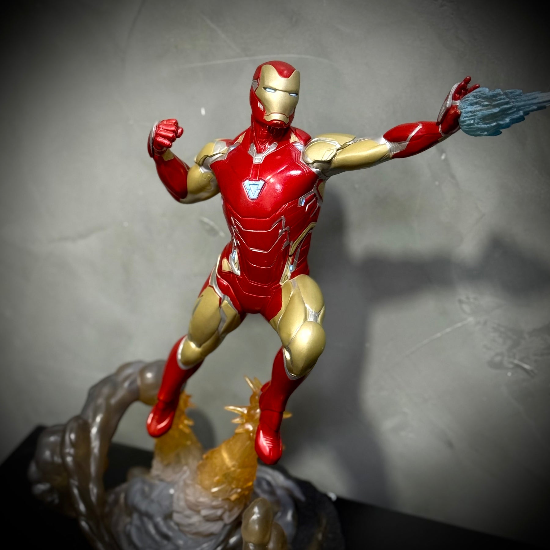 Action Figure Boneco Homem de ferro ( Iron man) de luxo pintado a mão Pronta Entrega Peça única