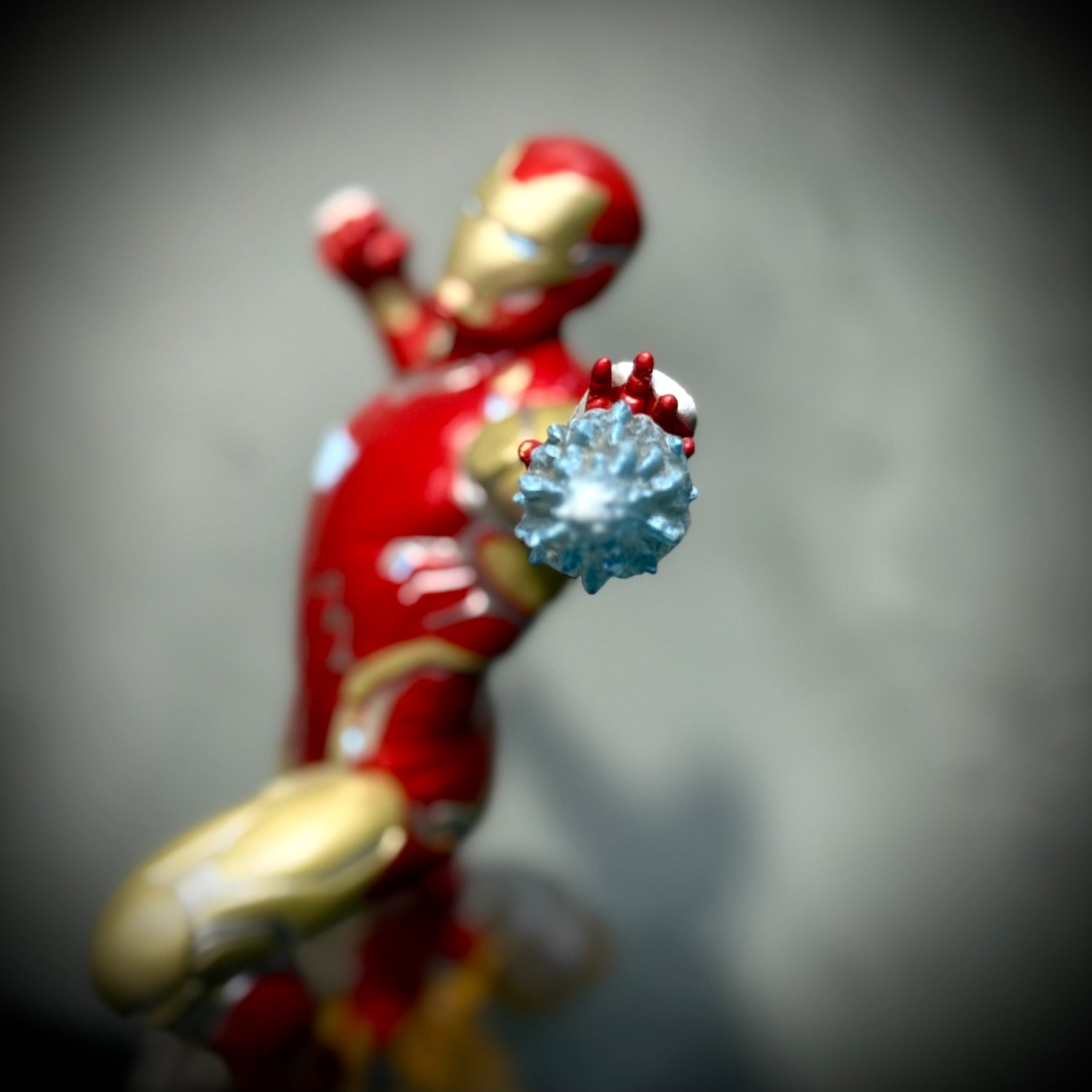 Action Figure Boneco Homem de ferro ( Iron man) de luxo pintado a mão Pronta Entrega Peça única