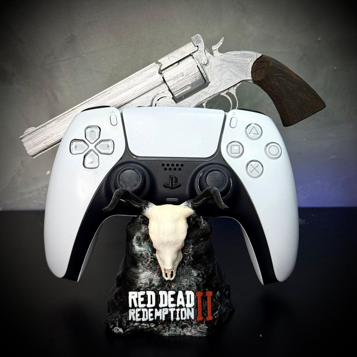 Suporte Premium Para Controle Ps5/ Ps4 e Xbox Red Dead Redemption 2 de luxo pintado a mão + CHAVEIRO DE BRINDE Pronta Entrega