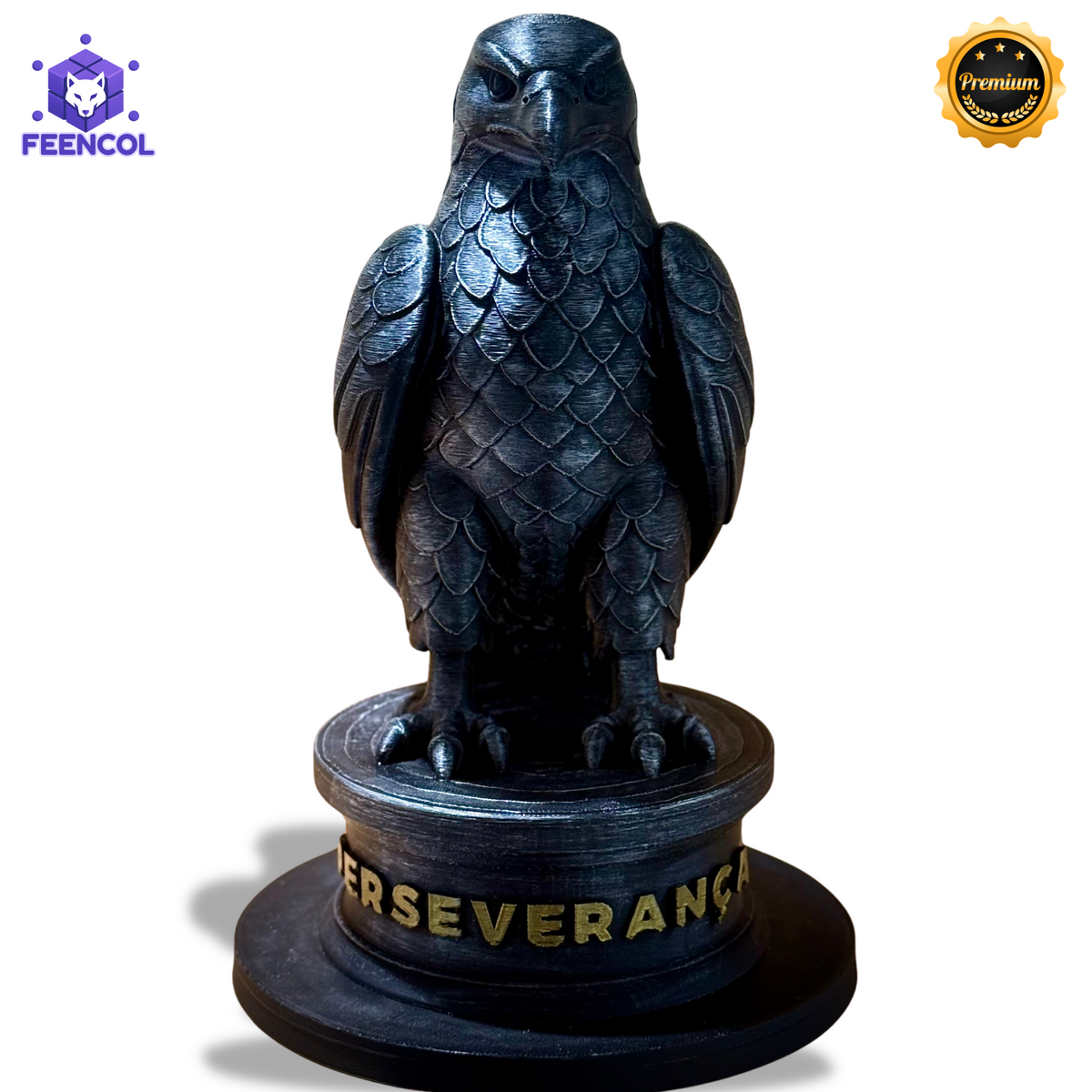 The eagle of perseverance – ( Figure Aguia da Perseverança) Premium Decorativo de Luxo pintado a mão, Pronta entrega