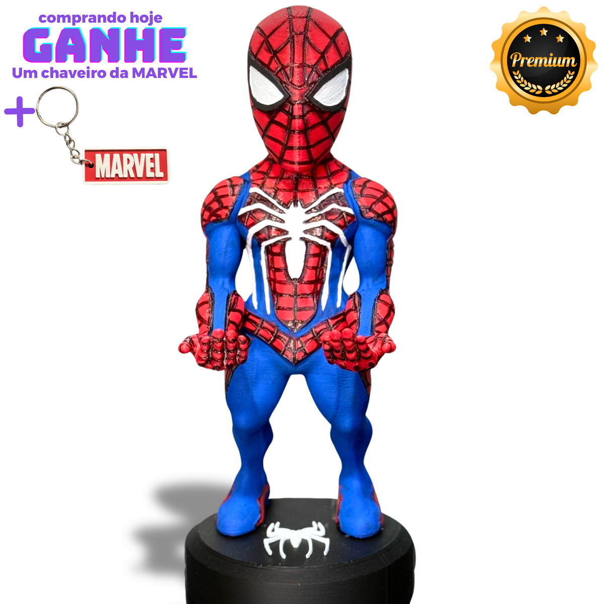 Suporte Premium Action Figure Controle Playstation Xbox Homem Aranha de luxo de luxo pintado a mão Pronta Entrega