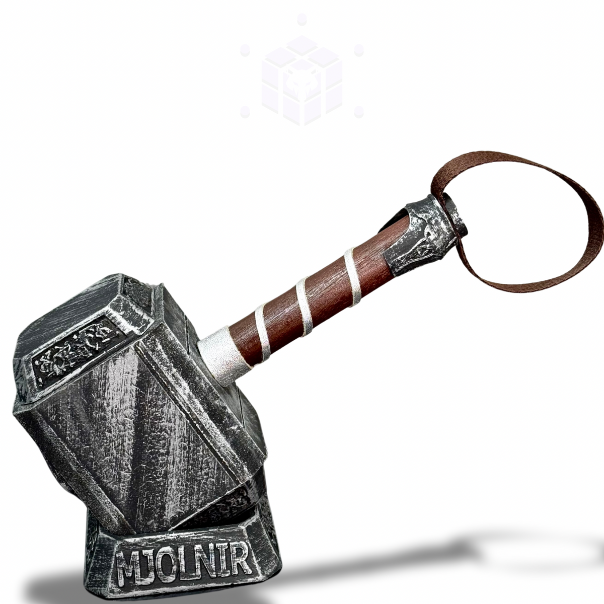 Martelo do Thor Mjolnir Thor Com Base Colecionável Decoração de Luxo Pronta Entrega