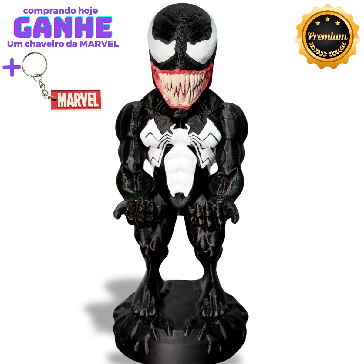 Suporte Premium Action Figure Controle Playstation Xbox Venom de luxo pintado a mão Pronta Entrega