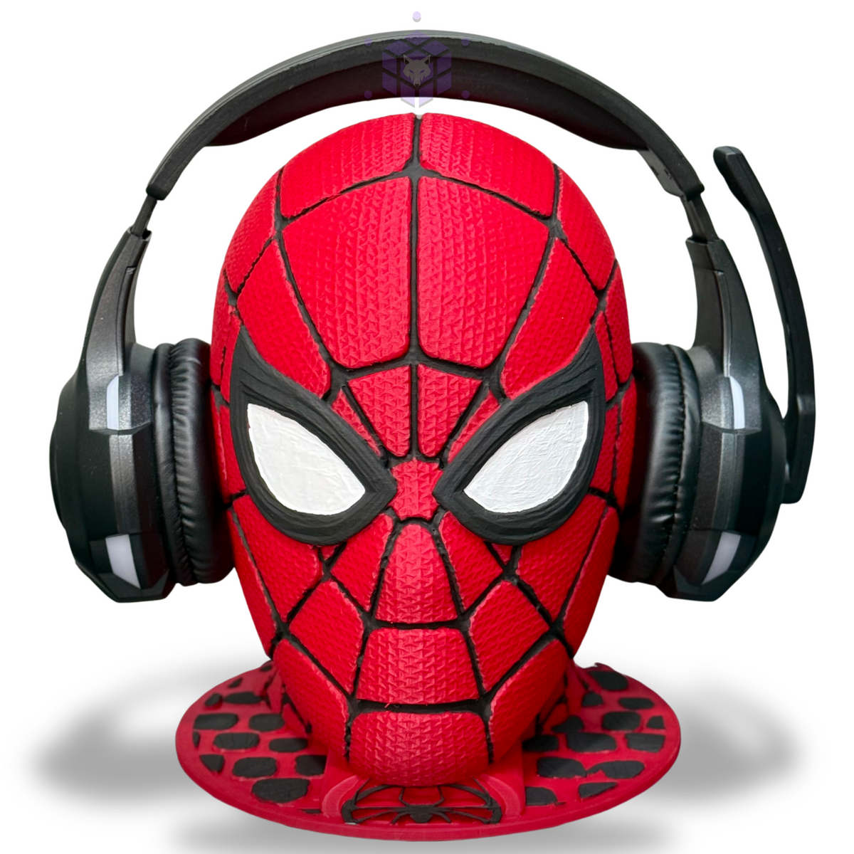 Suporte Para Headset Fone Gamer - Homem aranha de luxo pintado a mão Pronta Entrega