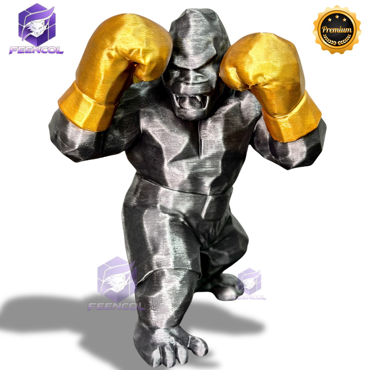 The Boxe Kong– (Figure Gorila Lutador) Premium de Luxo a mão, Pronta entrega Limitado