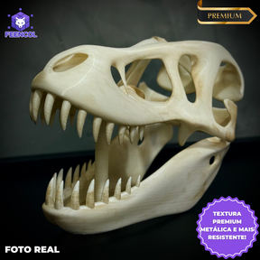  The Titan Skull (Cranio de Dinossauro)  Decoração Premium Grande pintado a mão, Pronta entrega