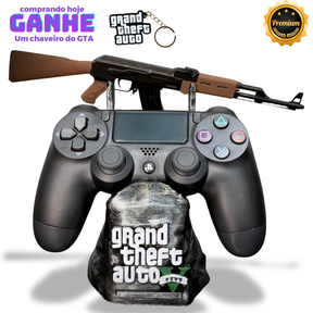 Suporte Premium Personalizado de Luxo para Controle de Playstation e Xbox + chaveiro de brinde DESCONTO VÁLIDO SÓ HOJE ✅