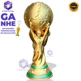 The Hexa Legacy – (Taça da Copa Tamanho Real ) Obra de Arte Decorativa Premium, PINTADA A MÃO Pronta entrega