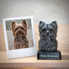 The Real love Bust🐶❤️ ( busto pet nome personalizado) Arte Premium Decorativa  de Luxo Pintada a Mão