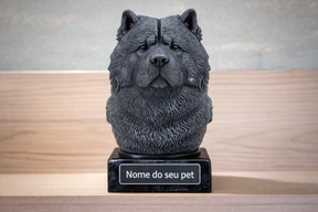 The Real love Bust🐶❤️ ( busto pet nome personalizado) Arte Premium Decorativa  de Luxo Pintada a Mão