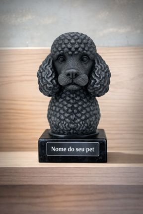 The Real love Bust🐶❤️ ( busto pet nome personalizado) Arte Premium Decorativa  de Luxo Pintada a Mão
