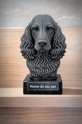 The Real love Bust🐶❤️ ( busto pet nome personalizado) Arte Premium Decorativa  de Luxo Pintada a Mão