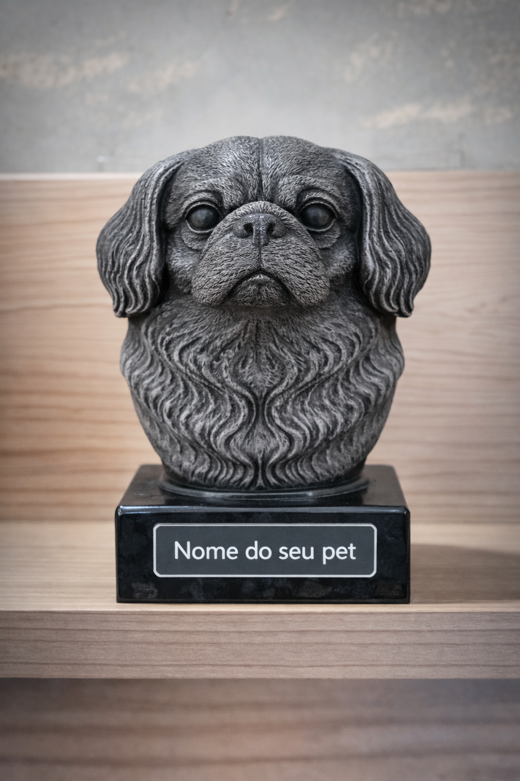 The Real love Bust🐶❤️ ( busto pet nome personalizado) Arte Premium Decorativa  de Luxo Pintada a Mão