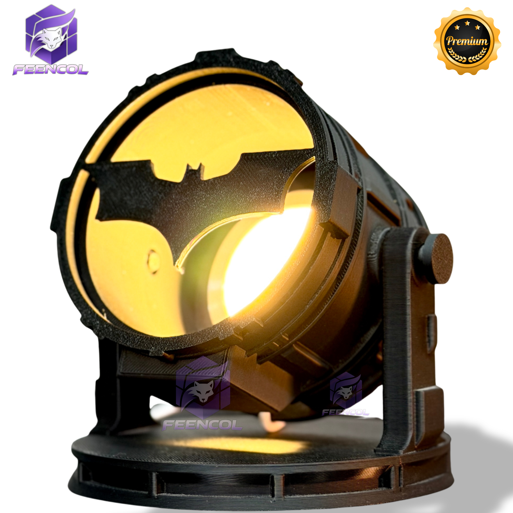 The Bat Signal (Luminária  LED Batman) Premium de Luxo a mão, Pronta entrega