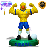 O canarinho Pistola– ( Figure decorativa canarinho seleção Brasileira ) Premium de Luxo a mão, Pronta entrega