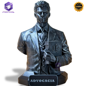 The Lawyer Legacy ( Figure decorativa Profissoes: Advogado (a)  Premium Decorativo  de Luxo pintado a mão, Pronta entrega