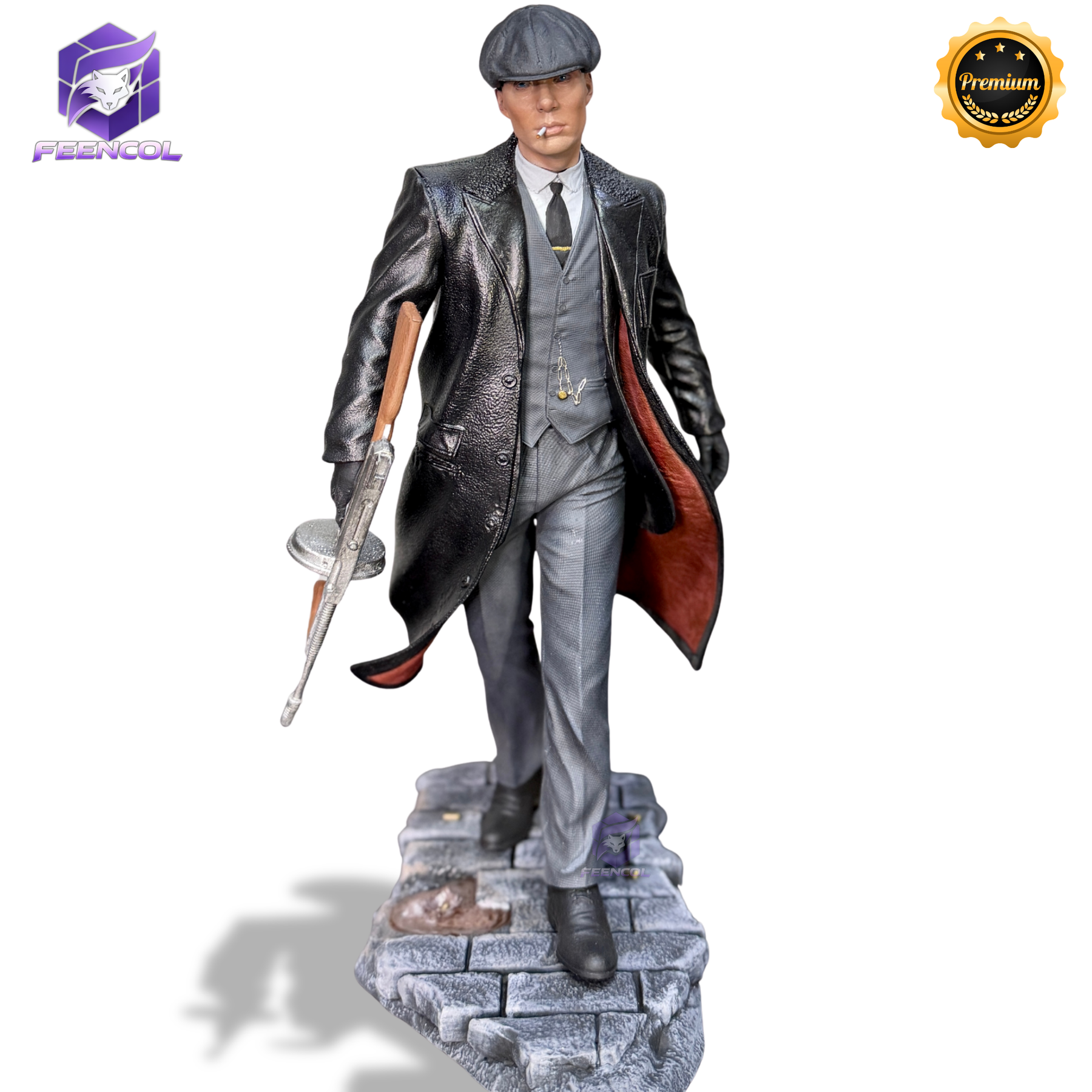 Action Figure Premium Thomas shelby ( Cillian Murphy) 1/6 Robusto 32 cm de luxo  pintado a mão Resina Encomenda