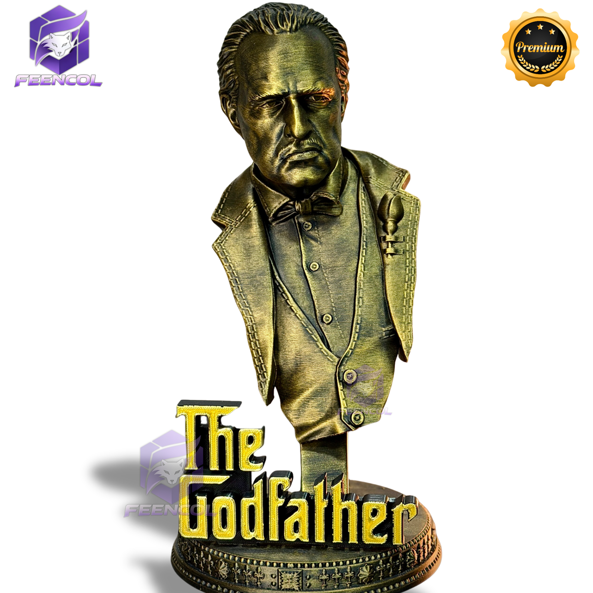 The Godfather – ( Figure de luxo O Poderoso chefão) Premium Decorativo  de Luxo pintado a mão, Pronta entrega ORIGINAL.