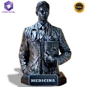 The Medicine Legacy ( Figure decorativa Profissoes: Medicina)  Premium Decorativo  de Luxo pintado a mão, Pronta entrega ORIGINAL