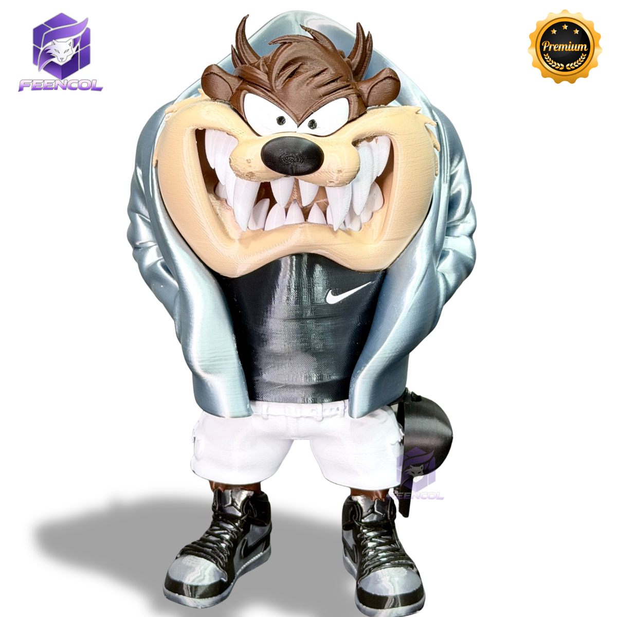 Tazz Bolado Streetwise  – ( Figure decorativa estilo Cartoon) Premium de Luxo a mão, Pronta entrega