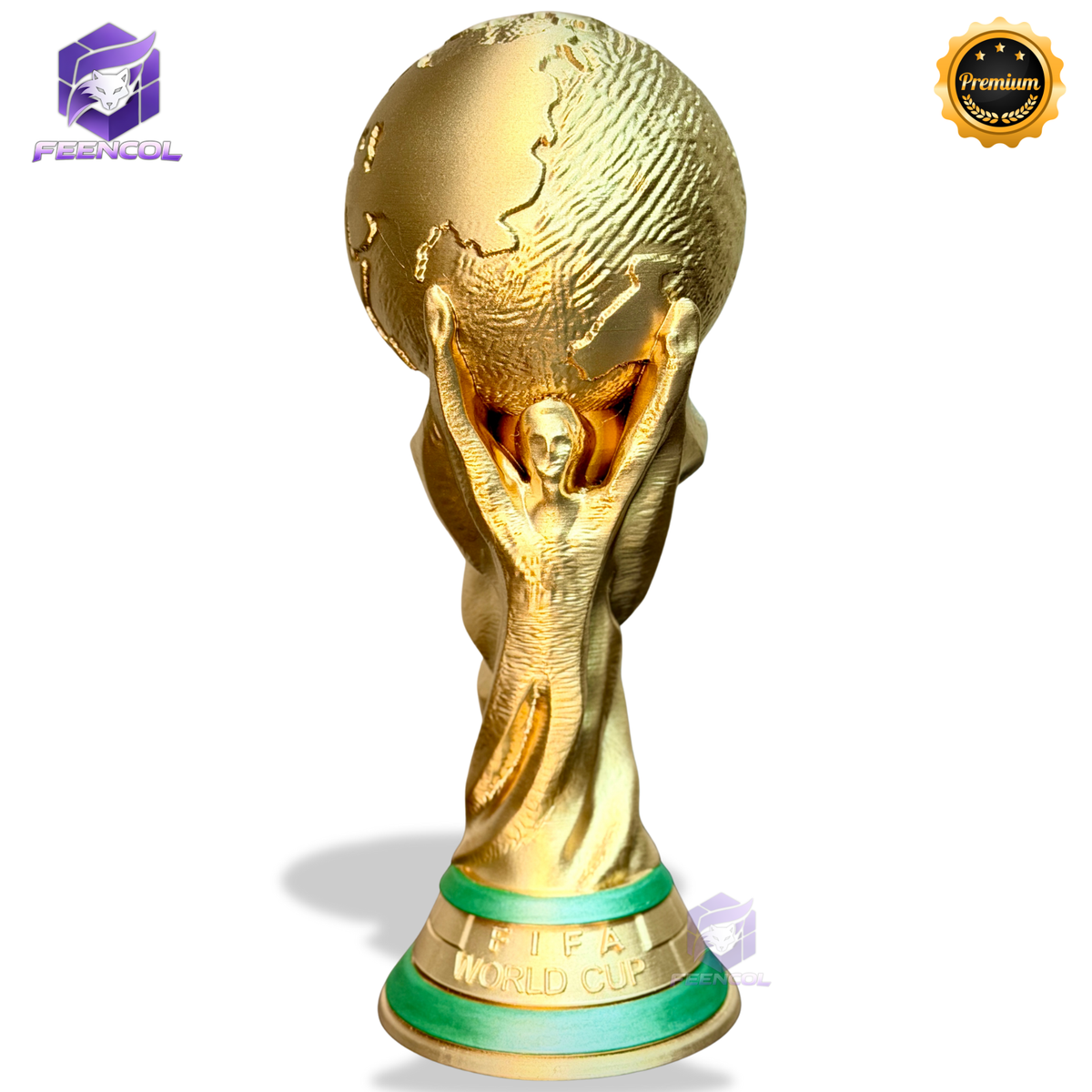 The Hexa Legacy – (Taça da Copa Tamanho Real ) Obra de Arte Decorativa Premium, pintada à mão Pronta entrega