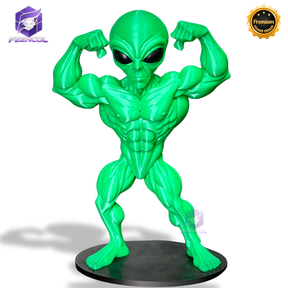The Bodybuilder Alien – (Figure ET Bombado)Premium de Luxo a mão, Pronta entrega Limitado