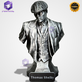 The Shelby Legacy – ( Busto Thomas Shelby ) Premium Decorativo  de Luxo pintado a mão, Pronta entrega ORIGINAL.