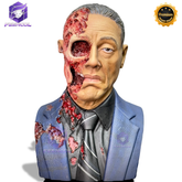 Action Figure Busto Gustavo Fring  1/4 (Breaking Bad)  de luxo Resina pintado a mão Híper Realista Pronta Entrega Peça única