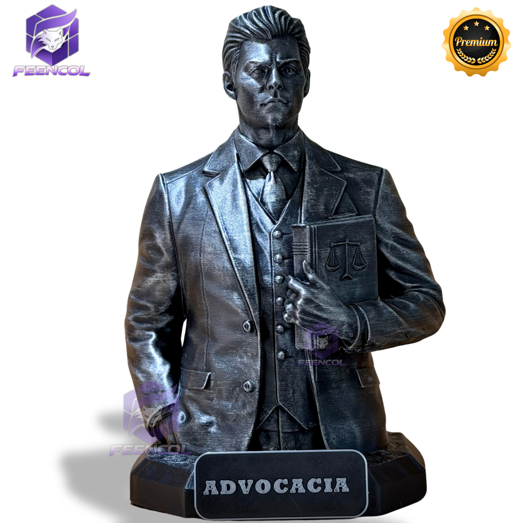 The Lawyer Legacy ( Figure decorativa Profissoes: Advogado (a)  Premium Decorativo  de Luxo pintado a mão, Pronta entrega ORIGINAL.