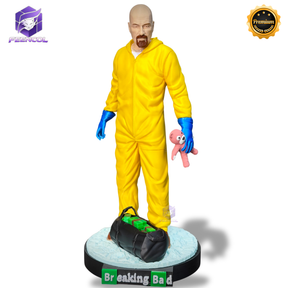 The Breaking Man – ( Figure Walter White Breaking Bad) Premium Decorativo  de Luxo pintado a mão, robusto  Pronta entrega