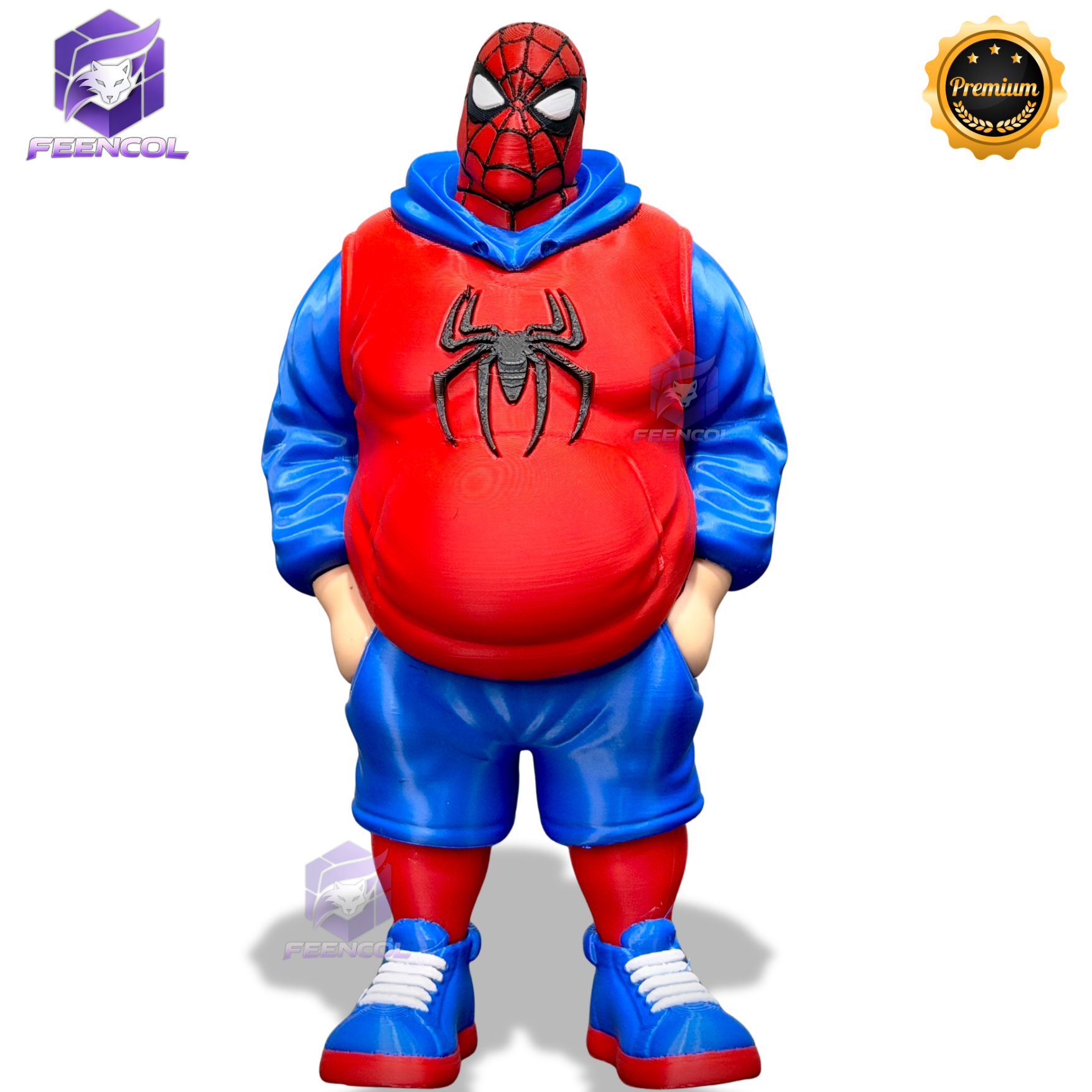 The Fat Spiderman Streetwise– ( Figure decorativa Homem Aranha Gordinho ) Premium de Luxo a mão, Pronta entrega