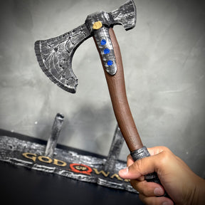 Machado Leviathan Kratos God of War Pronta Entrega Decoração de Luxo artesanal +Chaveiro de brinde